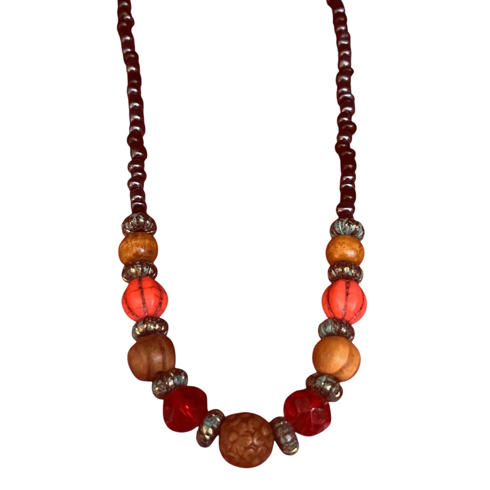 Handcrafted Beaded Necklace - Multicolor